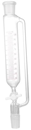 Cabilock Imbuto Separatore Standard in Vetro Rubinetto Di Arresto Per Separazione Liquidi Laboratorio Resistente Chimica Corrosione
