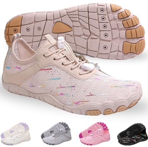 Hike Barefoot Shoes for Womens Men Footwear,Pro Healthy&Non-Slip Water Shoe for Women Men, Wide Toe Running Shoes Boots Sneakers Unisex Designed for Walking,Running&Swimming Yoga, and Water Sports