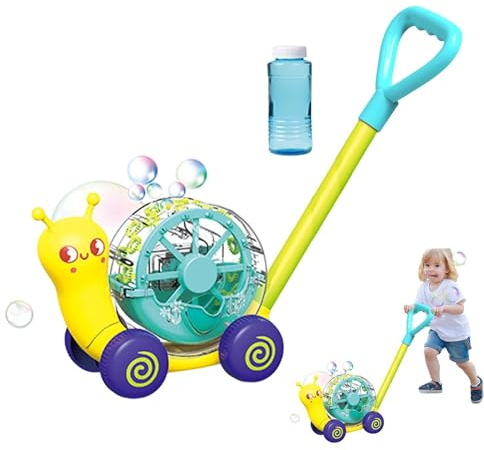 Bubbelblåsare Gräsklippare, Elektrisk snigelblåsmaskin | Shape Bubble Machine Maker, Babys aktivitetsvandlare för födelsedagspresenter till barn och partyspel