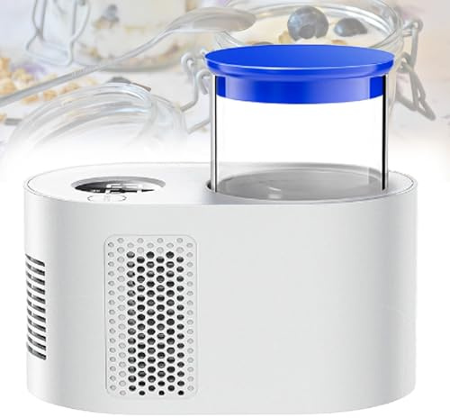 Zowdrix Yogurtiera, Macchina Automatica Digitale per la Produzione di Yogurt con Vaso Interno in Vetro e Controllo del Timer, fermentazione a Temperatura costante White