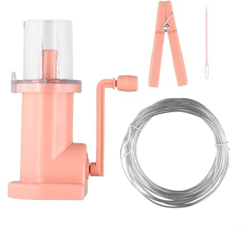 Honseadek Bobina di corda manuale per lavori a maglia fai da te, per amanti del fai da te, mini macchina per maglieria fatta a mano, strumento da cucito per maglioni e braccialetti (tipo B)