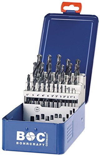 HSS DIN 338 rollg. Typ N in Industriekassette 24-tlg. 1,0-10,5 x 0,5 mm stg. / M 24