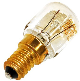 15 Watt Pygmy Lampe – SES (E14) für Bauknecht Kühlschrank Gefrierschrank ersetzt 481913488135