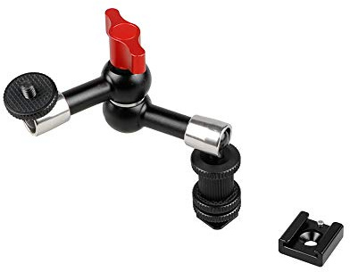 CAMVATE 7 Articulating Magic Arm + 1/4 Cold Hot Shot Mount for Camera LED Light Monitor - 1088