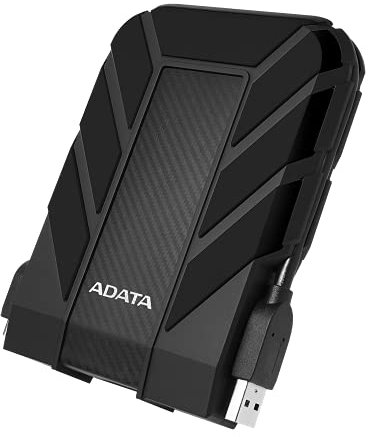 ADATA HD710 Pro Disque Dur Externe 1000 Go, USB 3.2 Gen1, Noir, IP68 de Protection Contre la poussière et l'eau, Disque Dur Externe pour PC/Mac/PS4/XBOX/PS5, Résistant aux Chocs