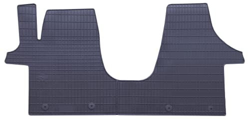 GEYER & HOSAJA Gummifußmatten 809/1C kompatibel mit Volkswagen Transporter T5 (2003-2015) und Volkswagen Transporter T6 (2015-2024)
