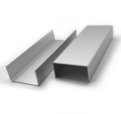 U-Profil 30x35x30mm Aluminium silber natur eloxiert 2,0mm stark Abdeckprofile Alu 2000mm Abdeckleisten 2 Meter