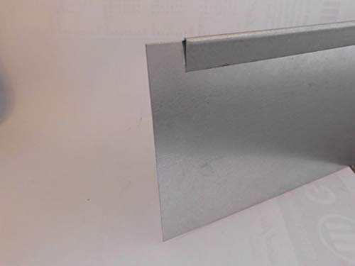 Rasenkanten Metall Beeteinfassung Rasenkante verzinkt (Länge 20m-Höhe 14 cm)