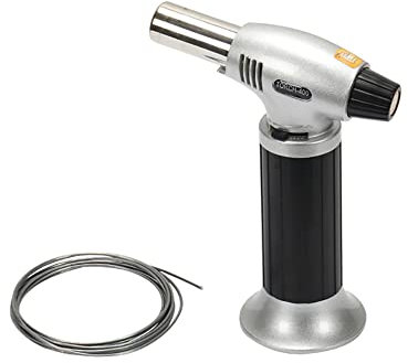 Jieotwice Lötpistole für Kfz Bleche, Hochtemperatur Lötwerkzeug Tragbarer Brenner zum Verzinnen Lötwerkzeuge (Mit 37M Zinndraht)