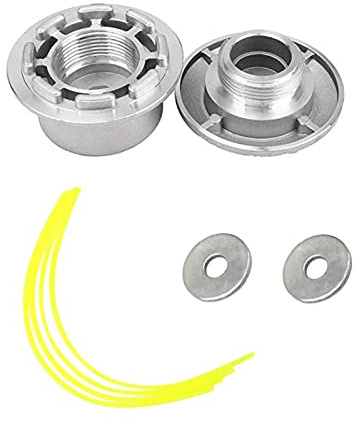 Fadenkopf Motorsense, Aluminium Fadenkopf Rasentrimmer, Aluminium Fadenkopf Rasentrimmer Kopf, Rasentrimmer Kopf Universal, Universal Rasentrimmer Kopf für Motorsense Garten Rasen Terrasse