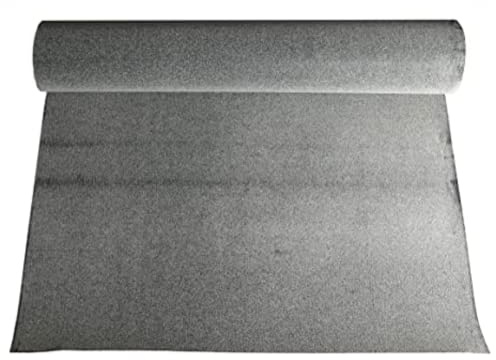 DSTOCK60 - Rotolo 1 metro di sottostrato bitumato nero sabbiato per massetto - Larghezza 1 m - Spessore 1 mm - Copre 1 m² - Taglio al metro - Tenuta tetto, nicchia, capanna...