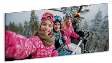 LABORATORIO 102 Quadro personalizzato con Foto (30x70 cm, Orizzontale) - Stampa su Tela Canvas - personalizza il tuo quadro con foto - compreso di Telaio in Legno - 100% made in Italy