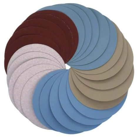125mm 5 ''pouces grain 1000/2000/3000/4000/5000 disques abrasifs crochet boucle papier abrasif rond papier abrasif disque feuille de sable ponçage