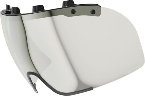 ABUS Visier für den Fahrradhelm Gamechanger TT 1.1 - beschlagfreies formschlüssiges Visier für Gute Sicht und Aerodynamik - einfach anbringen und abnehmen - Fahrradhelm-Zubehör - Chrome, Größe L