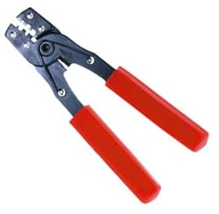 Alicates para terminales telefónicos, con mangos ergonómicos y cabezales intercambiables, ideales para conexiones y reparaciones de cableado.