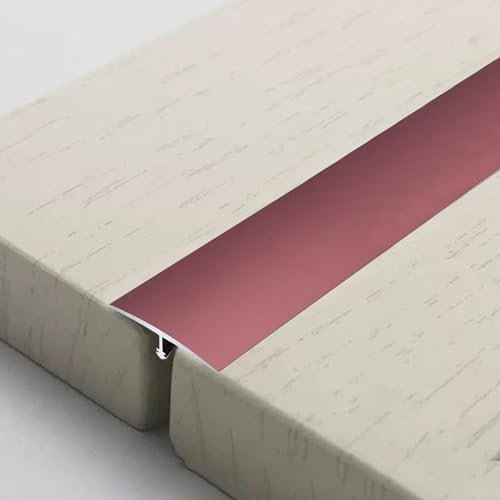 Aluminum T Molding Trim Floor Transition Strips Black White Grayden, 15 20 33 40Mm Wide Doorway Edge Trim for Wood Vinyl Laminate Floors,Ng Sturdy Butt up Threshold-Moldings Trim/Red/W 40Mm