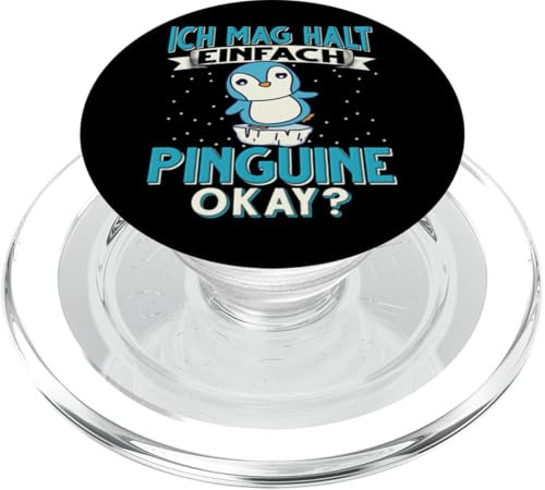 Ich Mag Halt Einfach Pinguine Penguin PopSockets PopGrip für MagSafe