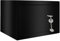 UISEBRT Safe Tresor Möbeltresor mit Doppelbartschloss - Schlüsseltresor Abschließbarer Schrank Geldkoffer Wandsicher Tresorbox für Hause Büro Hotel - 31x20x20cm Schwarz