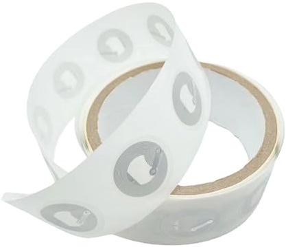 80 Stück NFC Tag Sticker, Ntag 215 NFC Aufkleber Wiederbeschreibbar, Wiederbeschreibbare NFC Tags, Programmierbar 504 Byte Speicher, NFC Sticker für Alle NFC-Fähigen Handys und Geräte (215)