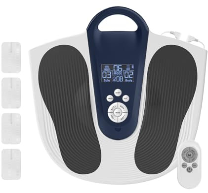 Fußmassagegerät, Fußmassagegerät zur und Durchblutungsförderung, der Fußdurchblutungsstimulator ist für Füße und Beine geeignet, Fußdurchblutungsgerät mit 4 Elektroden-Pads