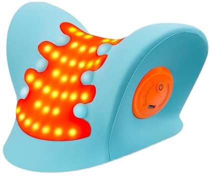 Almohada Cervical Con Masaje Soporte Ergonómico Calefactable | Almohada Cervical Para Hogar, Coche, Viajes, Dormir, Relajación Y Recuperación, Cojín De Soporte Ergonómico Con Masaje