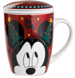 Egan Teekanne Winter Magic Mickey Mouse, 430 ml, Kollektion Winter Magic, Teekanne aus Porzellan, Fassungsvermögen 430 ml, Referenz: 127012.