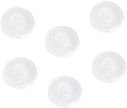 Warmhm Set 6 Pezzi Scatole Avvolgicavo Rotanti in Plastica Trasparente 63X17Cm Organizzatore Cavi USB Compatto per Casa e Ufficio Avvolgicavo Auricolari per Mantenere Scrivania