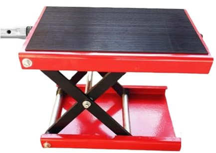 Gatos para Coche Mesa elevadora para Motocicleta, Elevador hidráulico de Alta Resistencia de 500kg, Plataforma Ancha, Gato Elevador de Tijera, Soporte de pie para Mesa Kit de Gato de Tijera