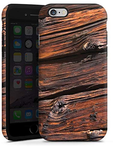 DeinDesign Coque Compatible avec Apple iPhone 6s Coque renforcée Coque Antichoc Aspect Bois Poutres en Bois Bois
