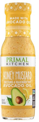 Primal Kitchen - Honey Mustard, Avocado Oil-Based Dressing and Marinade, Whole30 and Paleo Approved (8 oz)