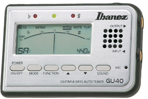 Ibanez GU40-SL automatisches und manuelles Stimmgerät silber