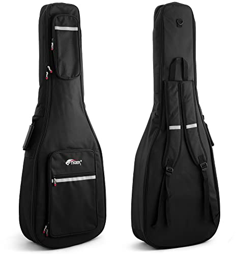 Tiger Klassisk gitarrväska i full storlek – vadderat gitarrfodral