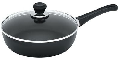 SCANPAN Classic Schmorpfanne mit Deckel 28 cm, Antihaft, Ofenfest