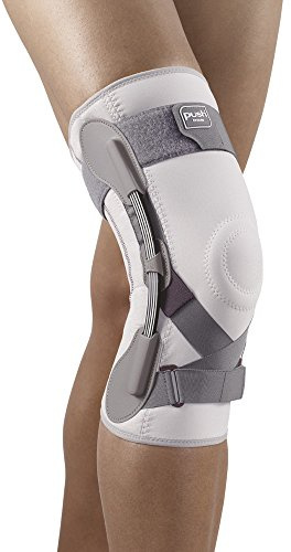 PUSH Med Knee Brace for Knee Pain - Adjustable Hinged Knee Support - Strong Stability for Joint Pain Relief - Arthritis - Meniscus Tear - MCL - Size 4