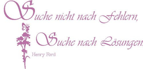 INDIGOS 4051719313307 Wandtattoo, Vinyl, flieder, 60 x 10 x 10 cm