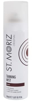 St Moriz Original Instant Tanning Mist in Dark | Fast Drying Vegan Fake Tan Mist | Instant Wash Off Guide Colour for a Bronzed Glow | Dermatologically Tested | Vegan | Cruelty Free | 150ml