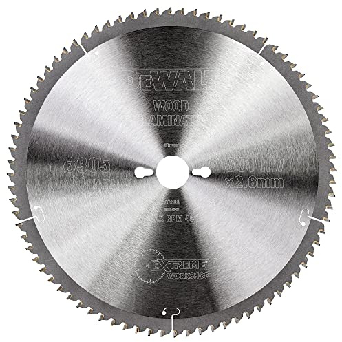 DeWalt DT4283-QZ - Hoja para sierra circular estacionaria 305x30mm 80D