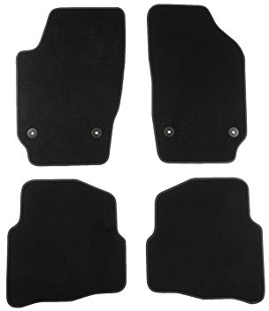 Fussmatten für VVVV Polo IV 9N Bj. 2001-2009 Autoteppiche BEF. RUND Comfort