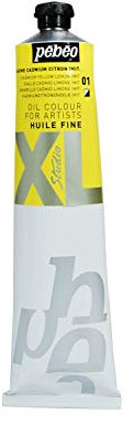 Pébéo - Huile Fine XL 200 ML - Peinture à l’Huile Jaune Cadmium Citron Imitation – Peinture à l’Huile Pébéo - Jaune Cadmium Citron 200 ml