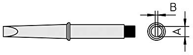 Weller 4CT5C6-1 Lötspitze für Magnastat W61