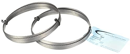 SMI Lot de 2 lame de scie à ruban bi-métal- M42 dimensions : 1640 x 13 x 0,65 mm, 10/14 zpZ pour mBS güde 115