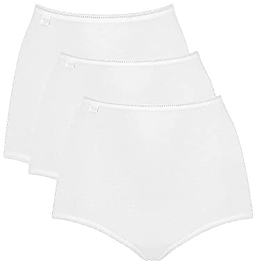 Sloggi Women's 24/7 Cotton Maxi C3p Boxer Briefs, White (White 03), 50 UK