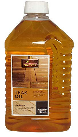 Nourish & protect Barrettine Teak Oil - 2L