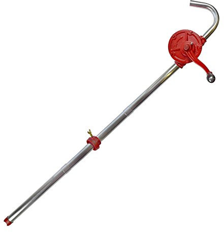 AB Tools Barrel Pump Self Priming Rotary/Fuel/Oil Drum Pump/Hand Adjustable TE515