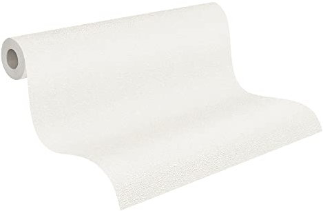 A.S. Création überstreichbare Vliestapete Meistervlies Tapete 25,00 m x 1,06 m weiß Made in Germany 574718 5747-18