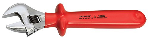 GEDORE Einmaulschlüssel, verstellbar, 1000 V, 10 Zoll, 1 Stück, V 60 CP 10