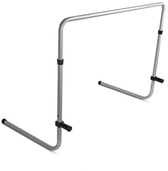 HAEST - Trainingshürde, Agility Hürde für Leichtathletik, Fußball & Kindersport, Höhenverstellbare Steh-Auf Hürde, klappbar, 55-85 cm