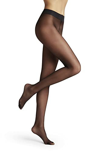 FALKE Matt Deluxe 20 DEN W Ti transparents fantaisie 1 pièce, Collants Femme, Noir Black 3009, L