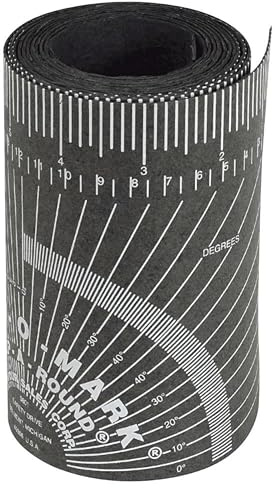 Jackson Safety CURV-O-MARK Wrap-A-rund svets/rörledning-lager-out-linjal, extra stor (längd: 2,7 m), svart – 179b, J1861