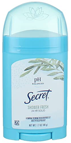 Secret Anti-Perspirant Deodorant Solid Shower Fresh 1.70 oz (Pack of 2)